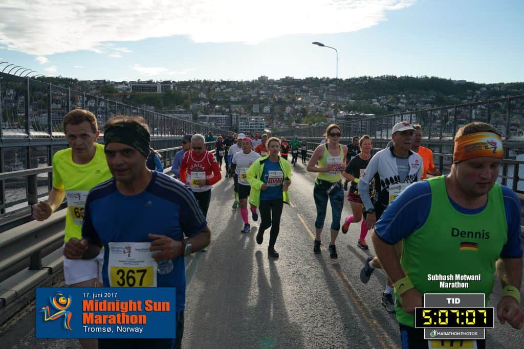 Midnight Sun Marathon, Tromso, Norway - Namaste Running Tours