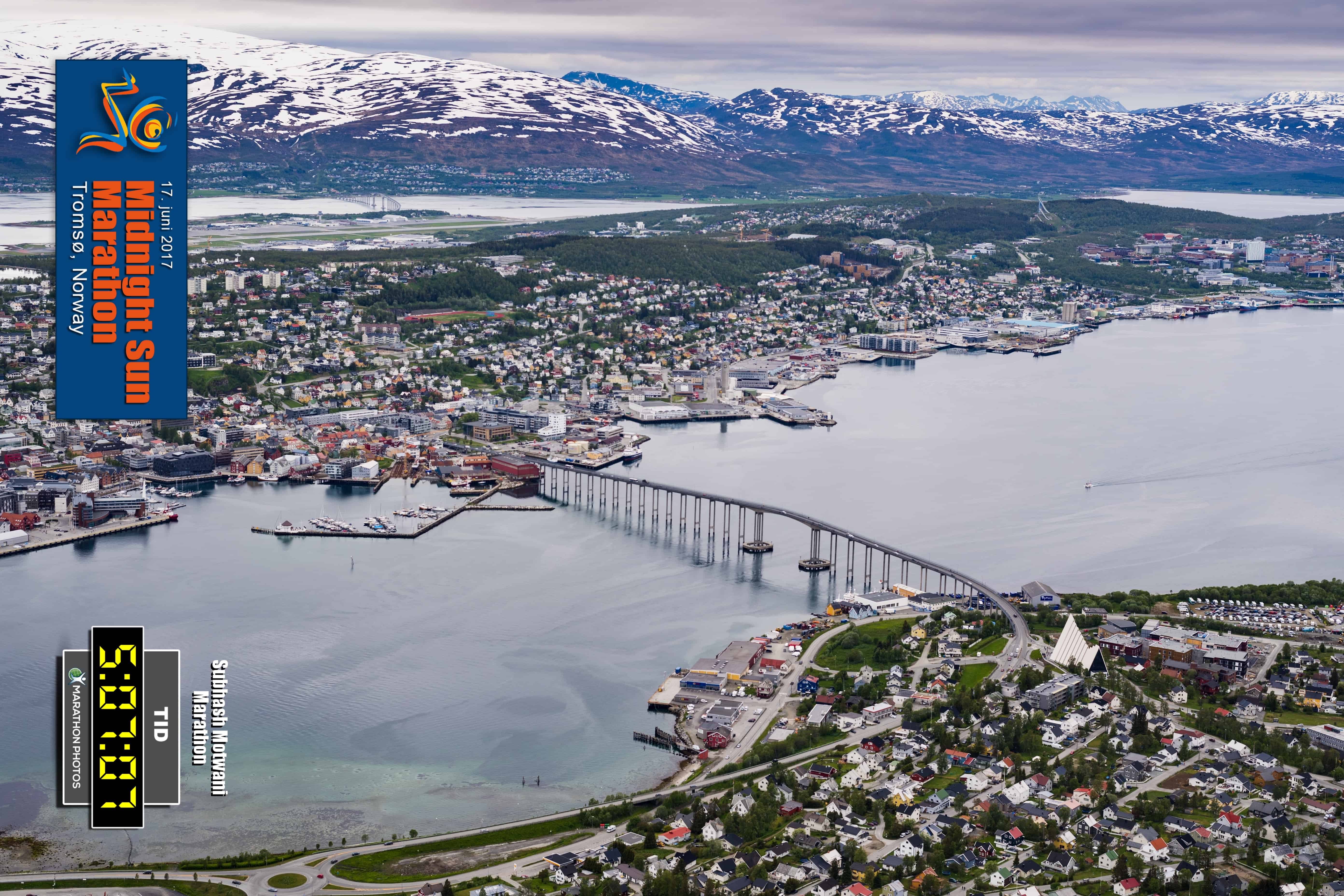 midnight sun marathon in Tromsa¸ / midnight sun marathon in Tromso -  Tromsa¸, Norway, 20/06/2015, Stock Photo, Picture And Rights Managed Image.  Pic. VIG-5511200